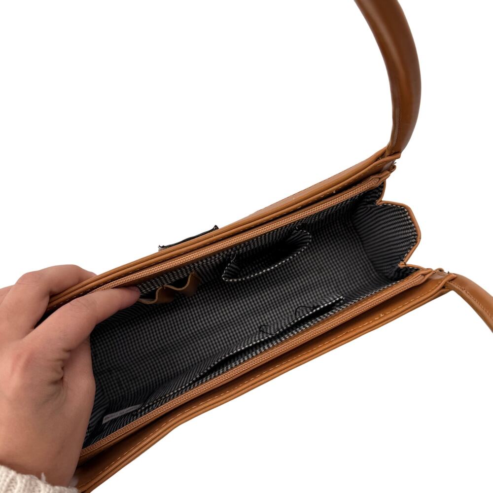 Kate Spade Vintage Y2K Straw Structured Hand Bag - Picture 5 of 5